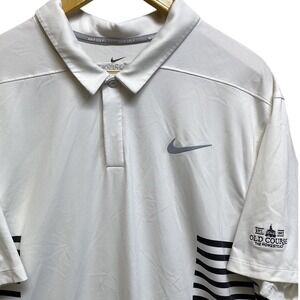 Nike Dri-Fit Polo Golf Shirt The Old Course At The Homestead Embroidered Mens XL